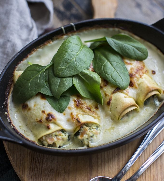 CANNELLONI MIT LACHS - Ankarsrum Germany