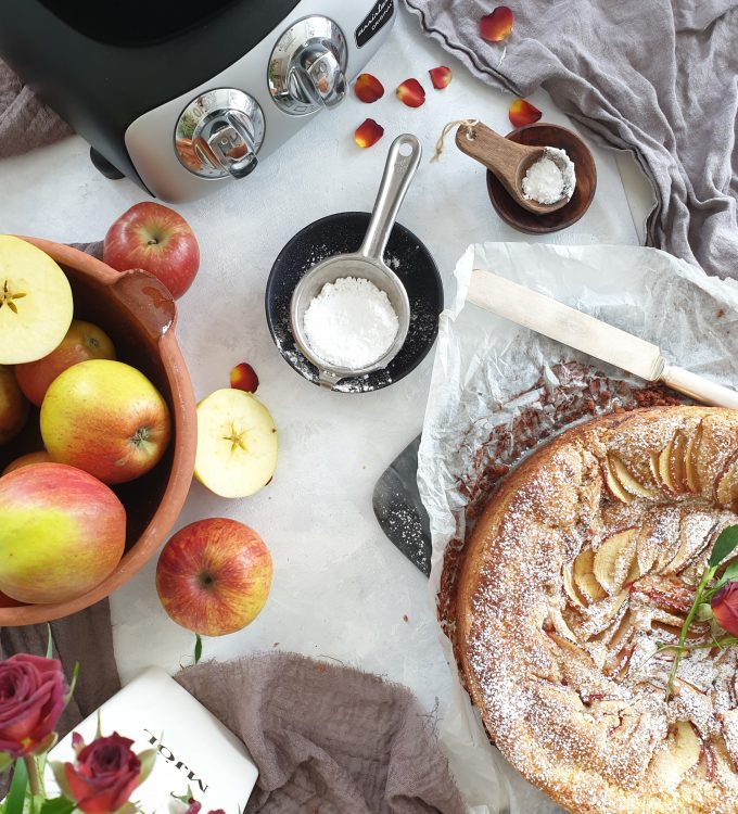 Apfelkuchen mit gebräunter Butter und Zimt zu backen ...