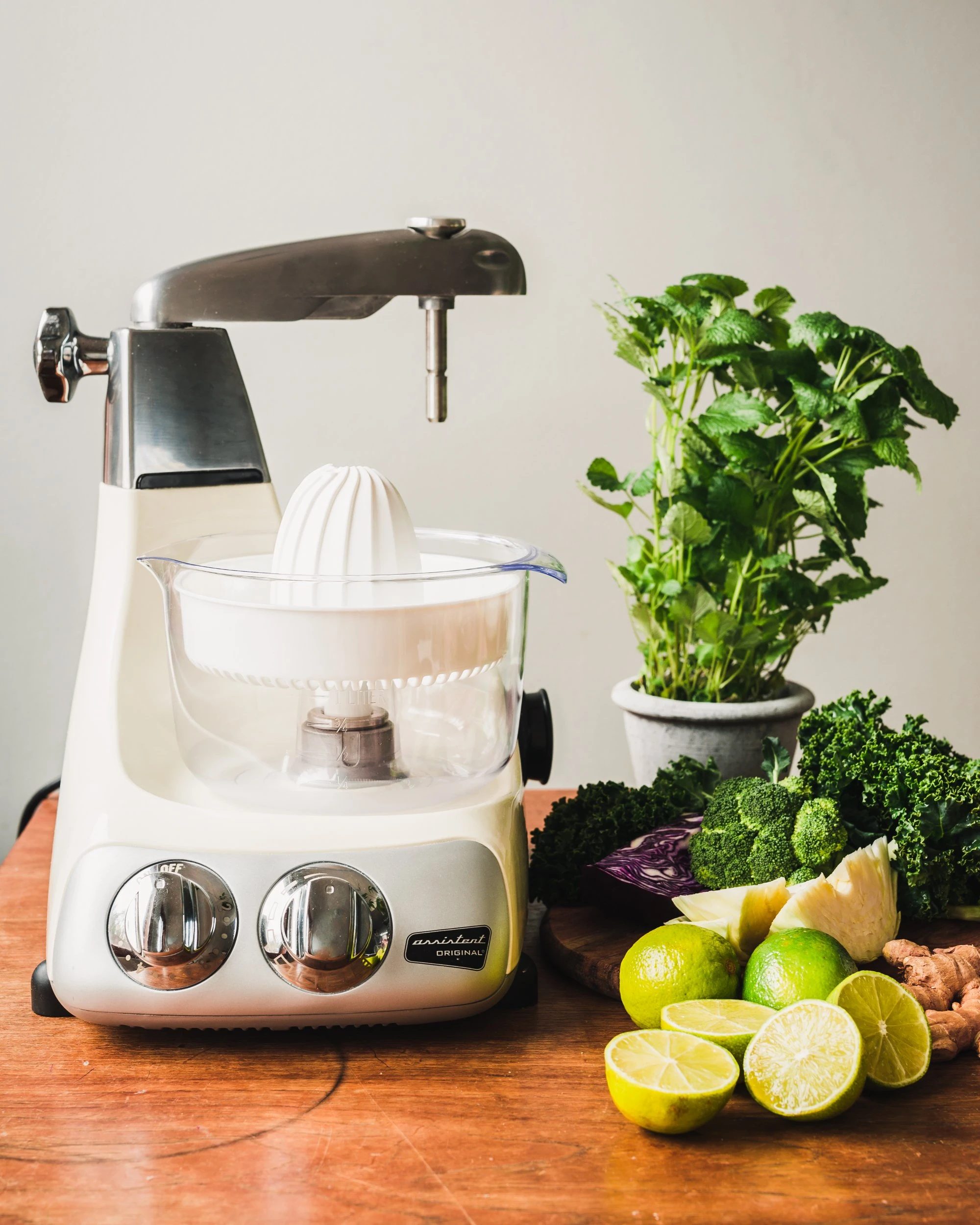 Ankarsrum colorful Coleslaw machine