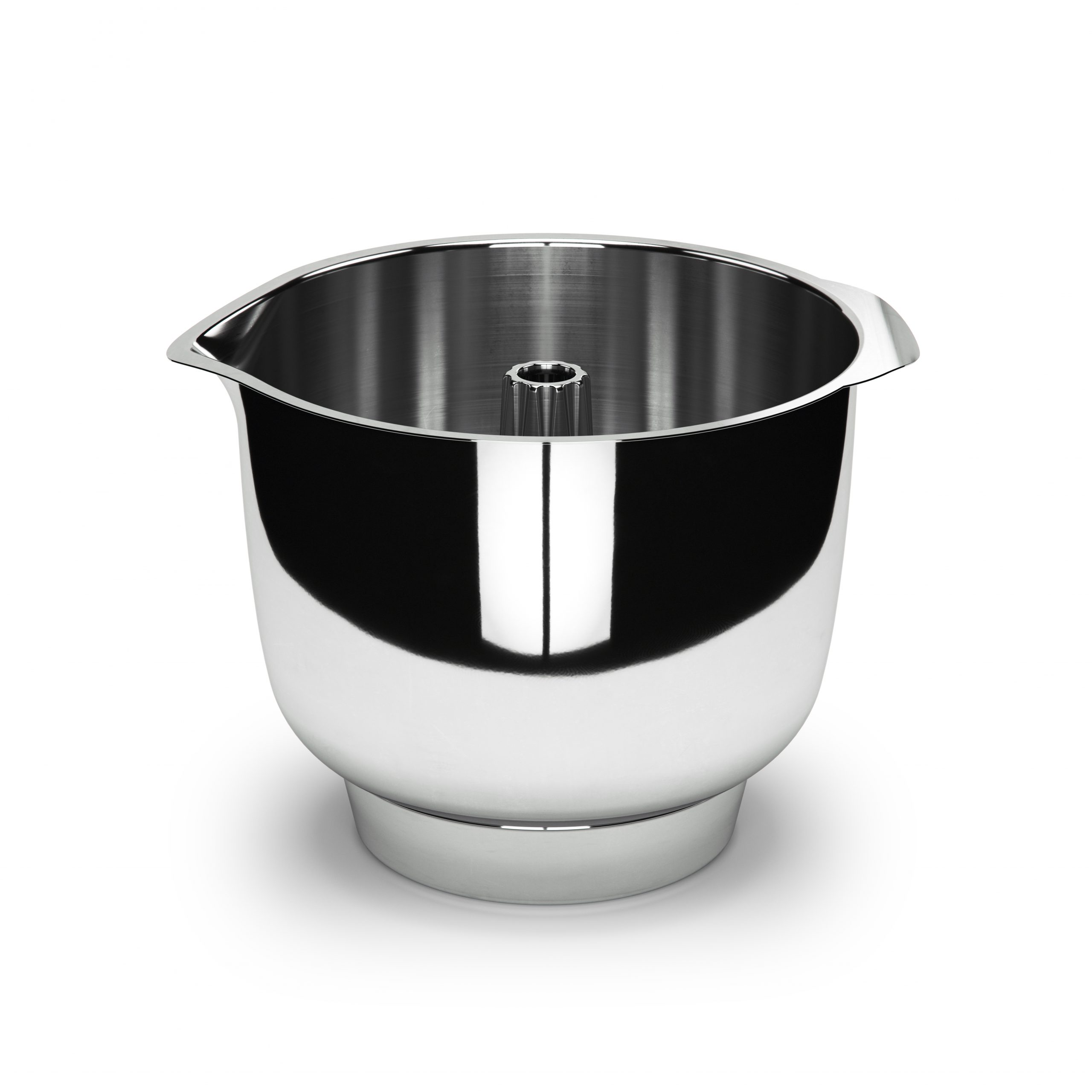 5-Quart Stainless Steel Bowl + Stainless Steel Pastry Beater